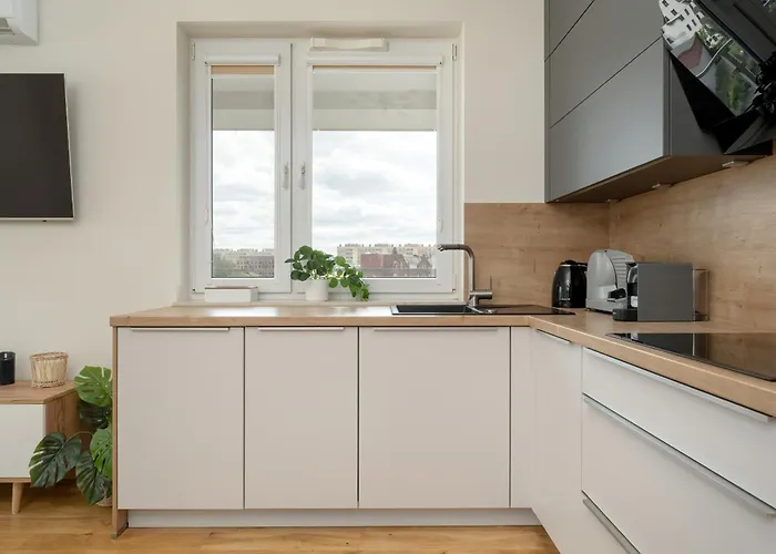 Exceptional Apartment With Parking For 6 Guests By Noclegi Renters